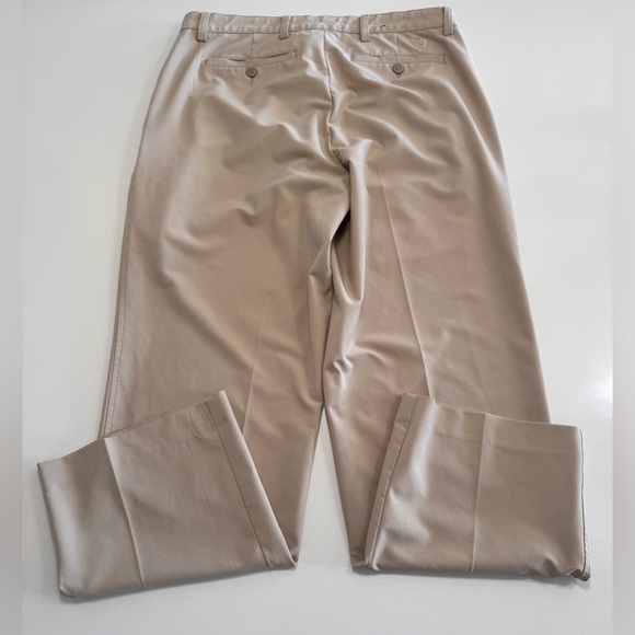 Footjoy FJ Mens Size 34X30 Beige Golf Performance Stretch Pants Athletic Chino - Picture 2 of 11